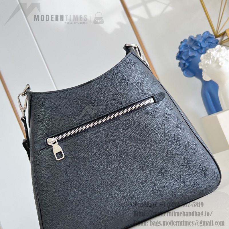 Louis Vuitton All Around medium handbag Monogram perforated leather light coffee black