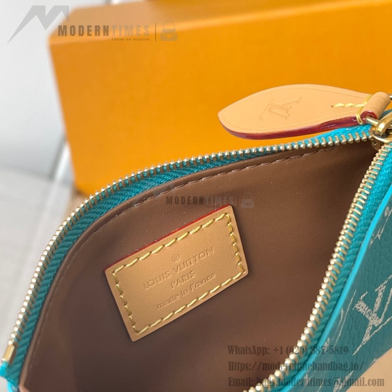 Louis Vuitton Speedy P9 Bandouliere 25 Handbag M11562 Windy Purple & M11561 Lake Blue with A-grade Full Steel Hardware (9.84 x 5.91 x 5.91 inches)