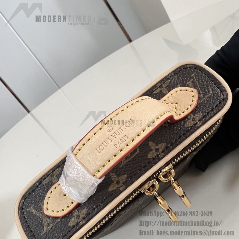 Louis Vuitton M83079 Nice Beauty Pouch – Monogram Canvas with VVN Handles & Vuittonite Lining