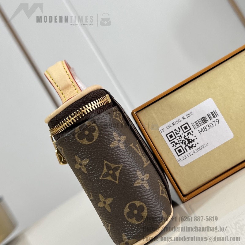 Louis Vuitton M83079 Nice Beauty Pouch – Monogram Canvas with VVN Handles & Vuittonite Lining