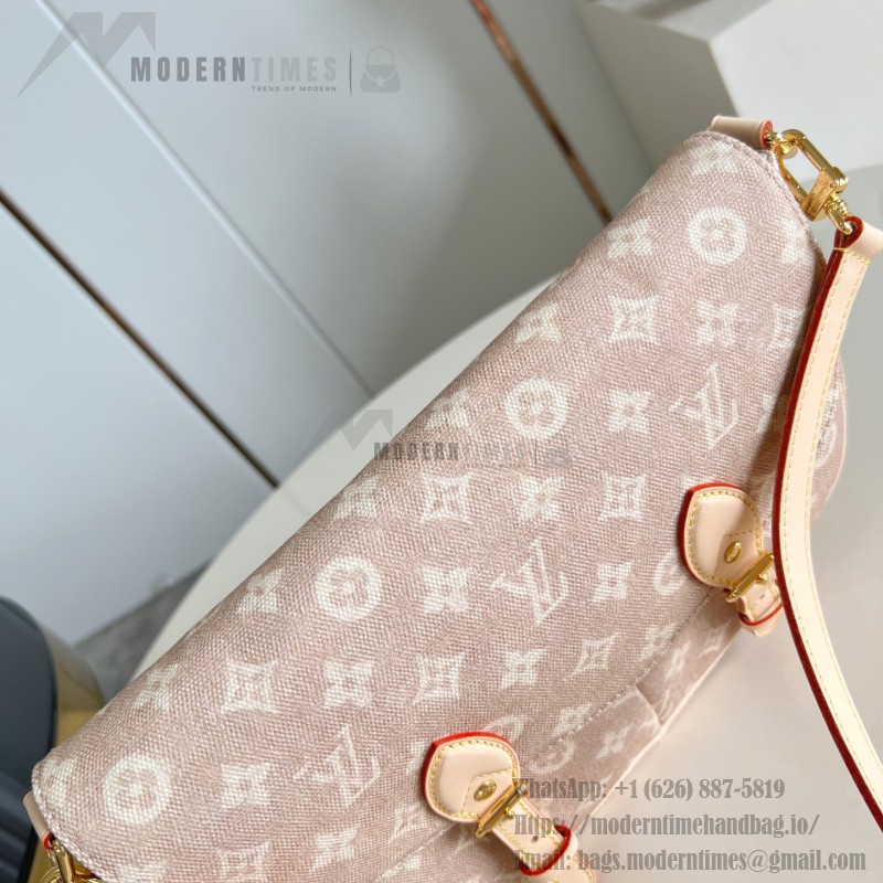 Louis Vuitton Escape Handbag with Meowgram Pattern and Leather Cat Detail from LV Travels with Grace Coddington Collection