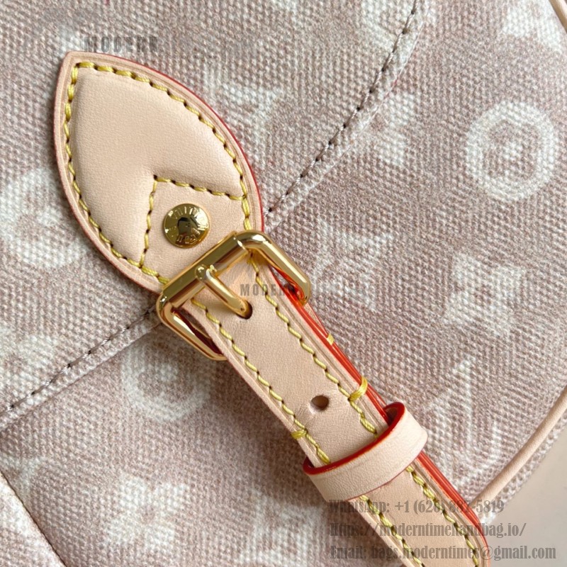 Louis Vuitton Escape Handbag with Meowgram Pattern and Leather Cat Detail from LV Travels with Grace Coddington Collection