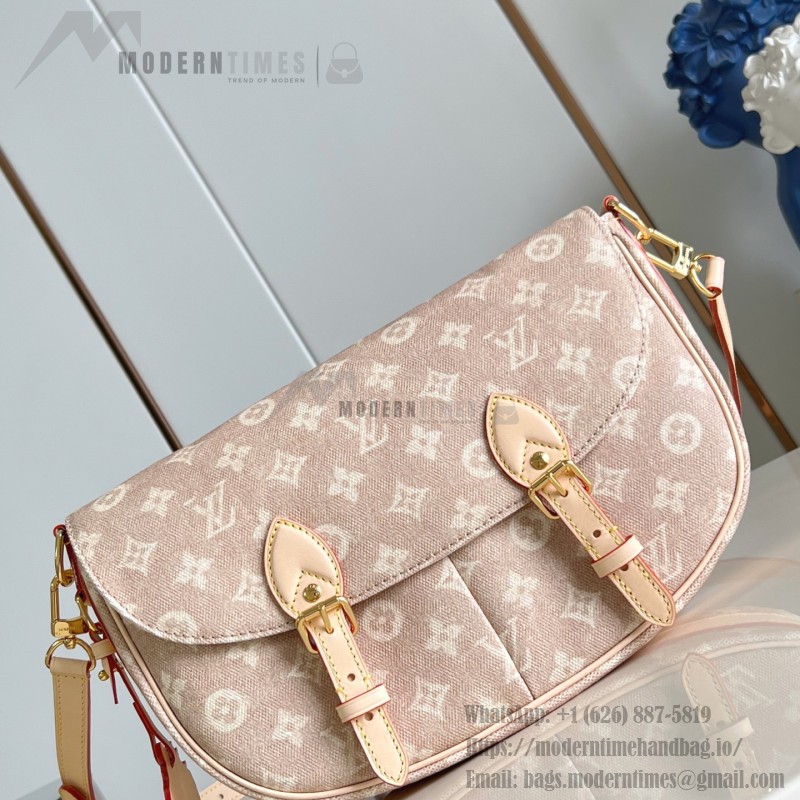 Louis Vuitton Escape Handbag with Meowgram Pattern and Leather Cat Detail from LV Travels with Grace Coddington Collection