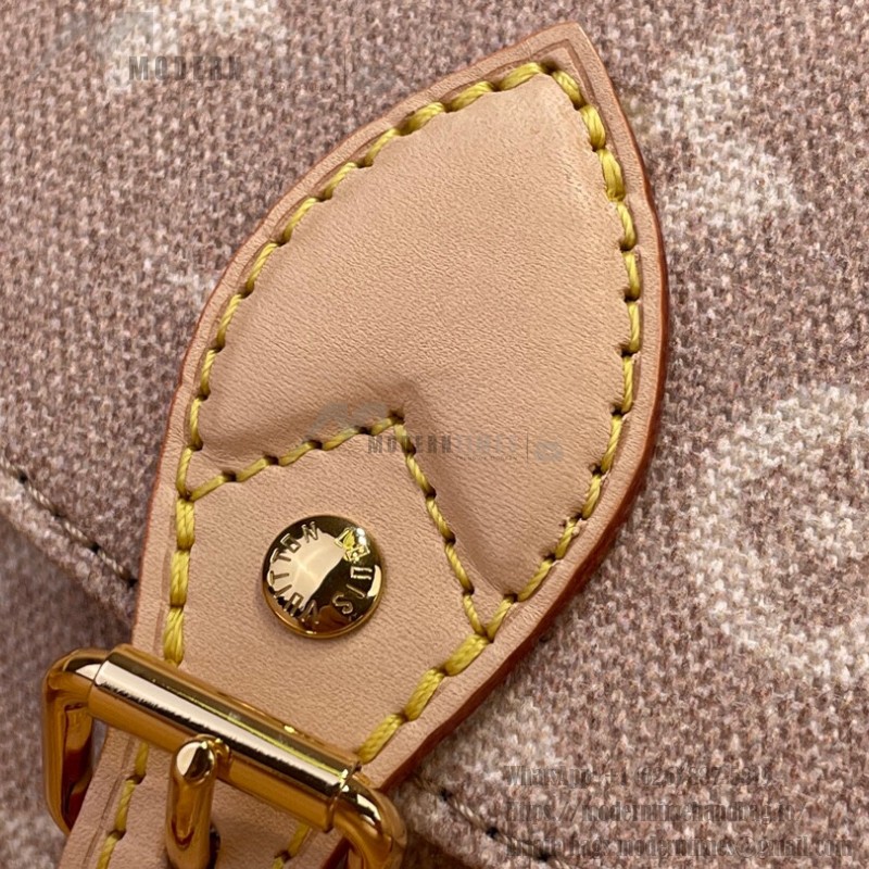 Louis Vuitton Escape Handbag M15134 featuring the Meowgram pattern and hand-painted cat leather embellishment