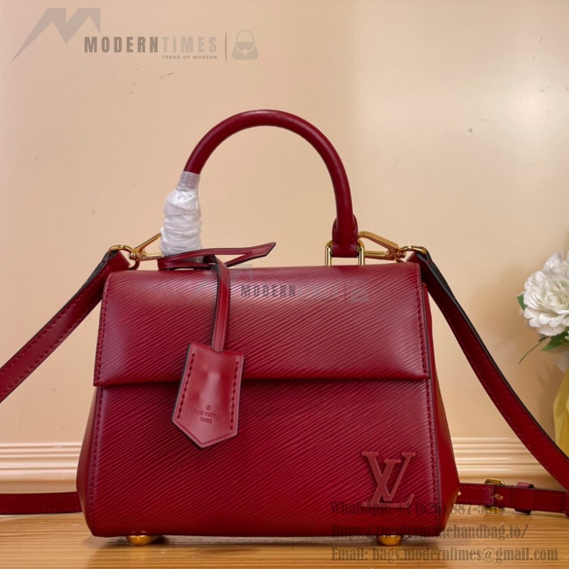 Louis Vuitton Sac Cluny Mini M15229 - Burgundy Epi Leather with Water Ripple Design