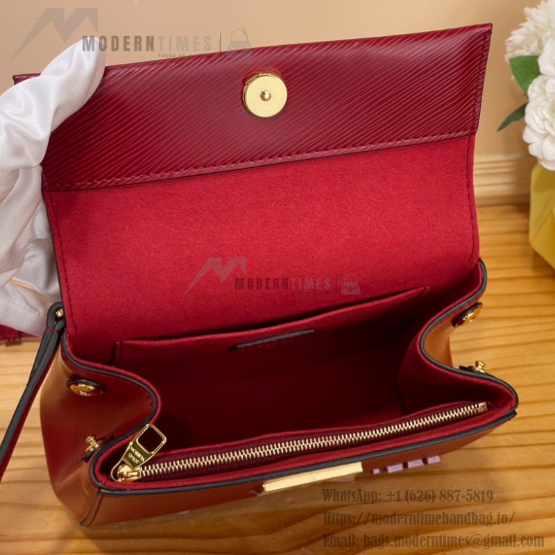 Louis Vuitton Sac Cluny Mini M15229 - Burgundy Epi Leather with Water Ripple Design