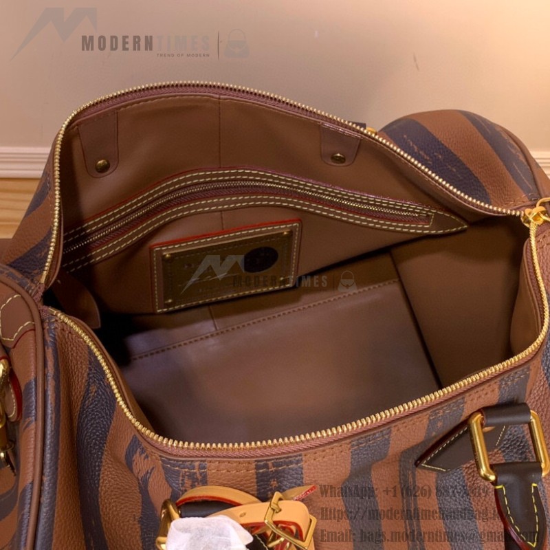 Louis Vuitton Speedy P9 Bandoulière 40 M24417 - Stripes Monogram Leather Handbag