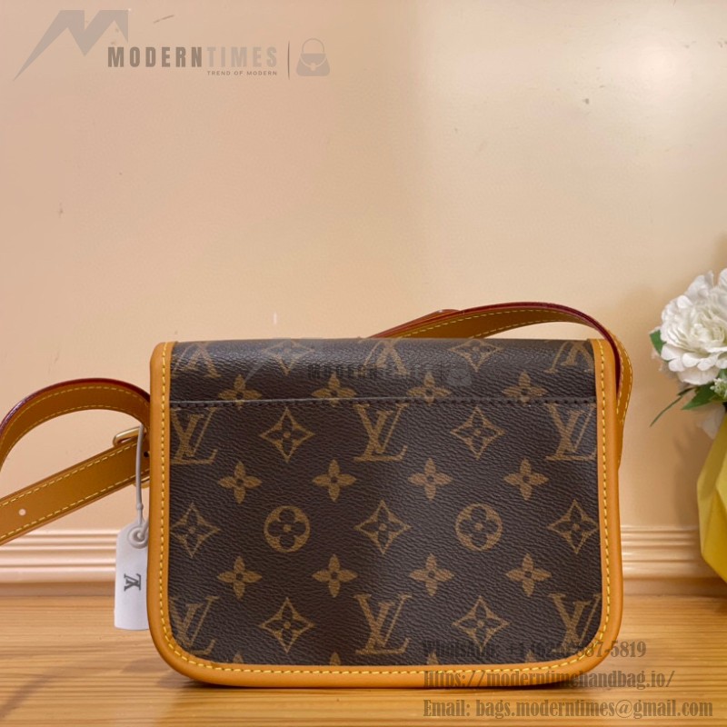 Louis Vuitton Satchel Mini Bag M26805 - Monogram Canvas with Aged Leather and Metallic Hardware