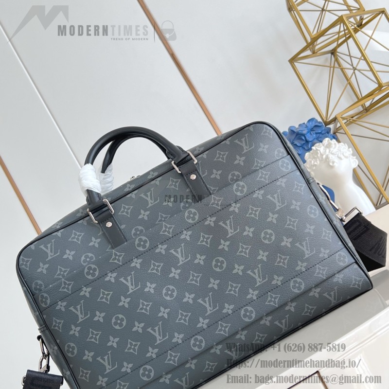 Louis Vuitton Weekender M11512 Monogram Eclipse Canvas Handbag