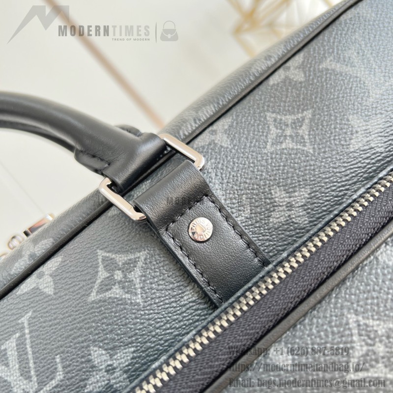 Louis Vuitton Weekender M11512 Monogram Eclipse Canvas Handbag