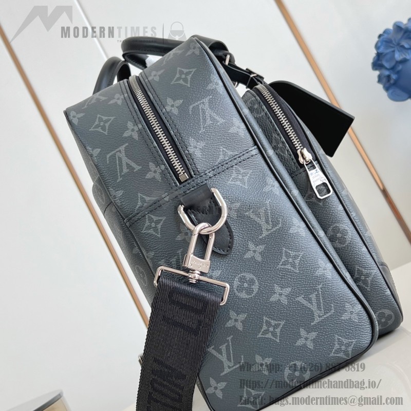 Louis Vuitton Weekender M11512 Monogram Eclipse Canvas Handbag