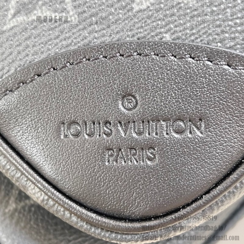 Louis Vuitton Weekender M11512 Monogram Eclipse Canvas Handbag