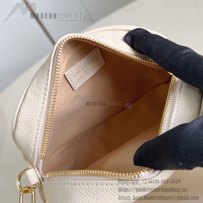 Louis Vuitton Tiny Camera Bag in Monogram Empreinte with Gold Hardware and Adjustable Shoulder Strap