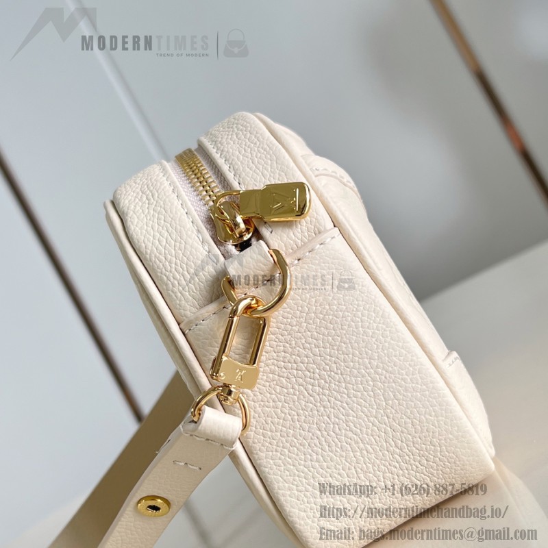 Louis Vuitton Tiny Camera Bag in Monogram Empreinte with Gold Hardware and Adjustable Shoulder Strap