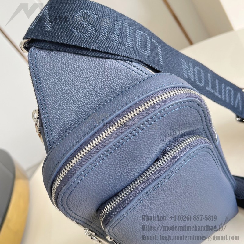 Louis Vuitton M25169 Avenue Small Shoulder Bag with Monogram Eclipse Coated Canvas