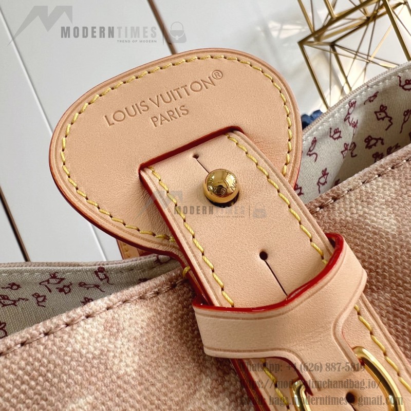 Louis Vuitton M25727 All In Large Tote with Meowgram Canvas and Cat-Shaped Key Pouch