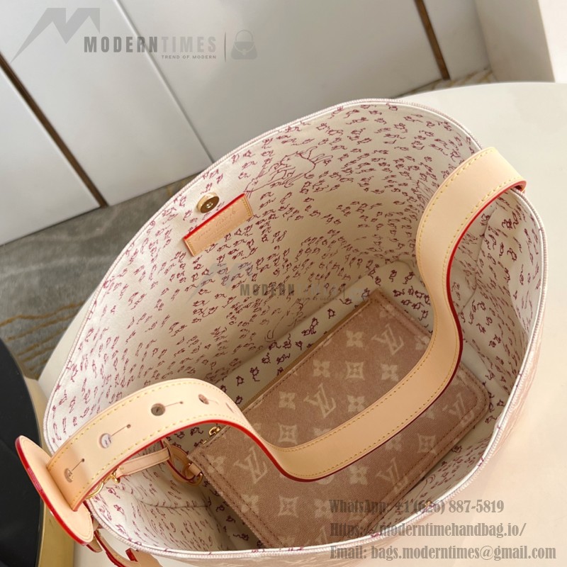 Louis Vuitton M25727 All In Large Tote with Meowgram Canvas and Cat-Shaped Key Pouch