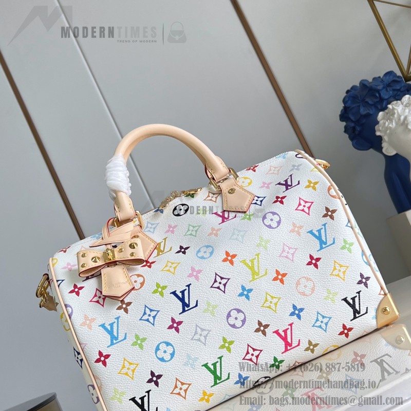 Louis Vuitton Speedy Soft 30 Bag with Rainbow Monogram