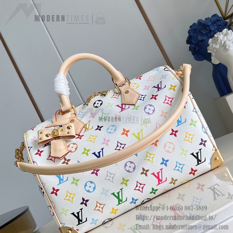 Louis Vuitton Speedy Soft 30 Bag with Rainbow Monogram