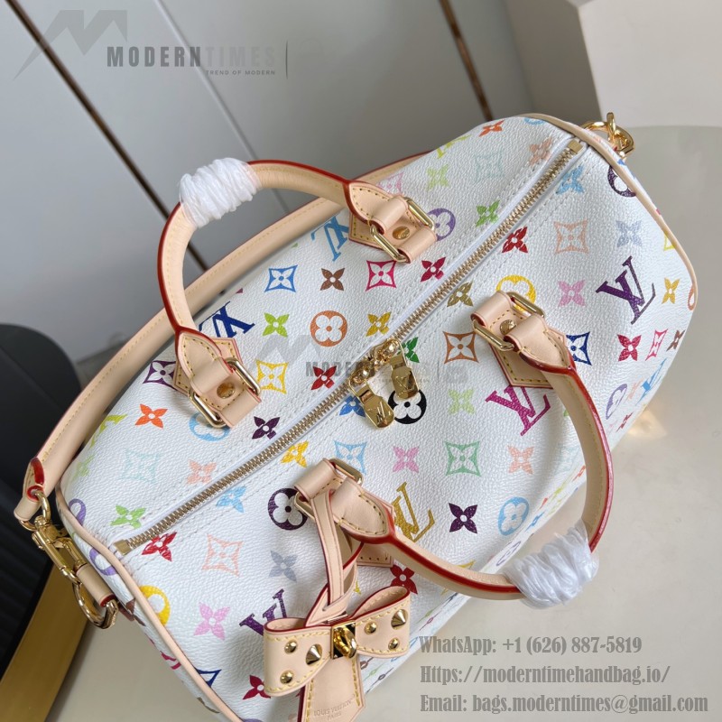 Louis Vuitton Speedy Soft 30 Bag with Rainbow Monogram