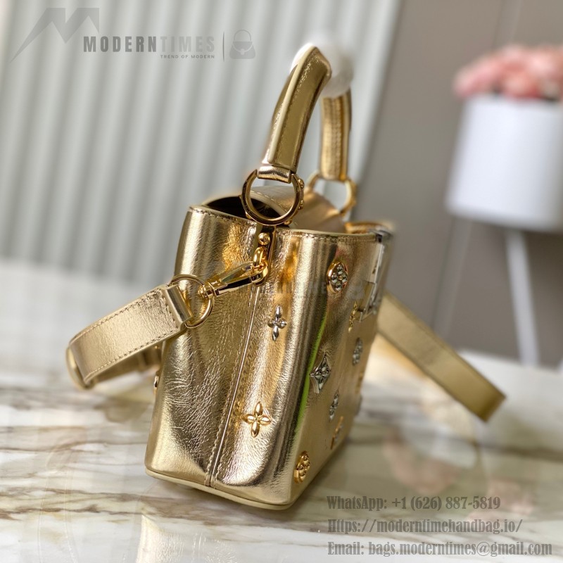 Louis Vuitton Capucines Bag with Star Shapes and Monogram Miroir