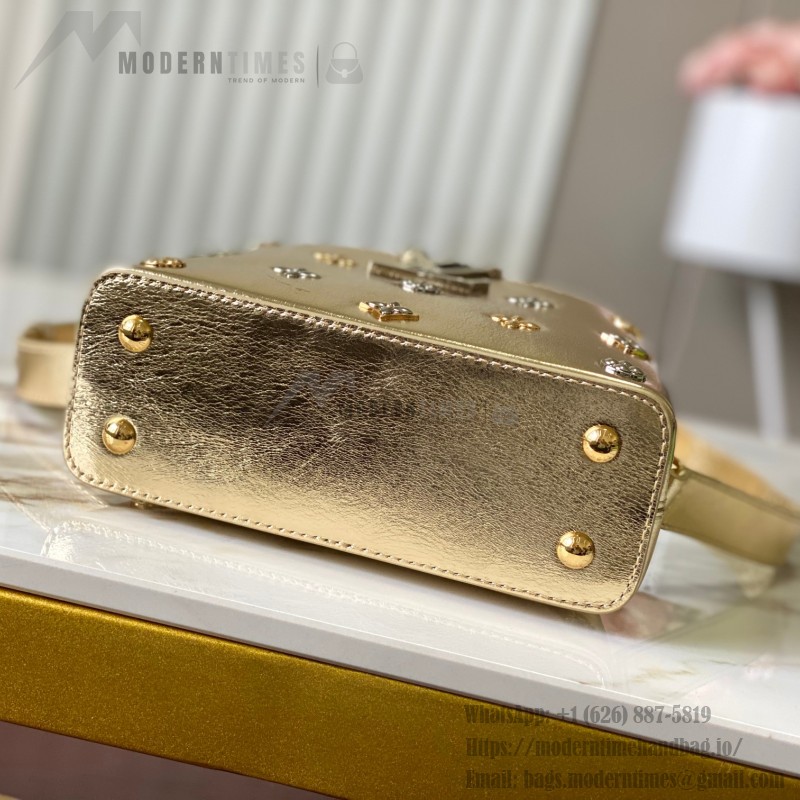 Louis Vuitton Capucines Bag with Star Shapes and Monogram Miroir