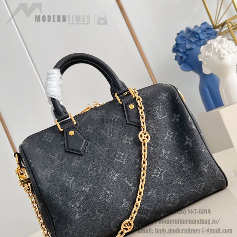 Louis Vuitton Speedy Bandoulière 25 Handbag M26486 Black