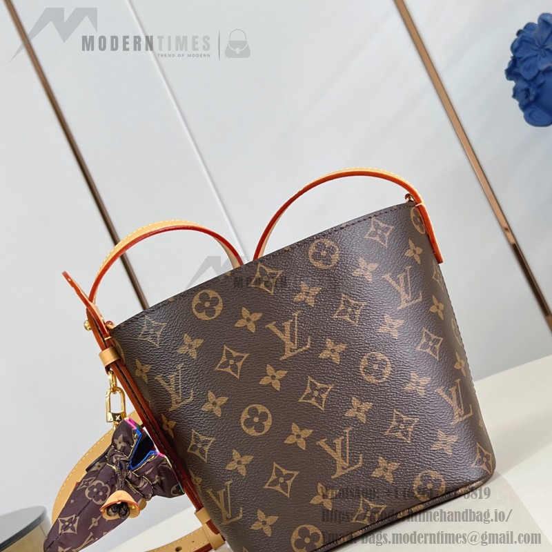 Louis Vuitton All In BB Monogram Canvas Handbag with leather shoulder strap