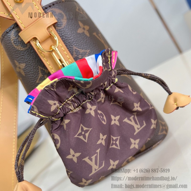 Louis Vuitton All In BB Monogram Canvas Handbag with leather shoulder strap