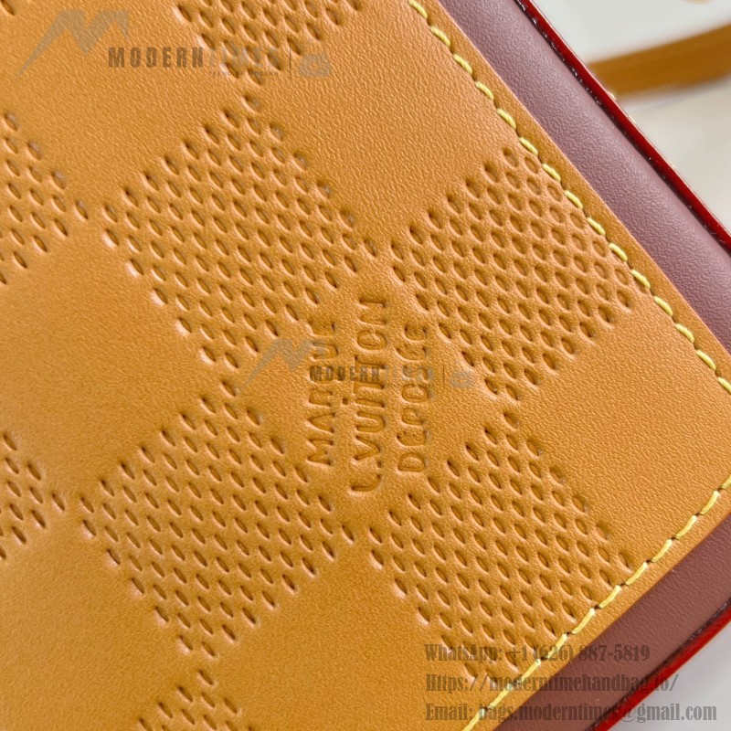 Louis Vuitton Toast Mini Handbag with Monogram Embossed and Damier Leather