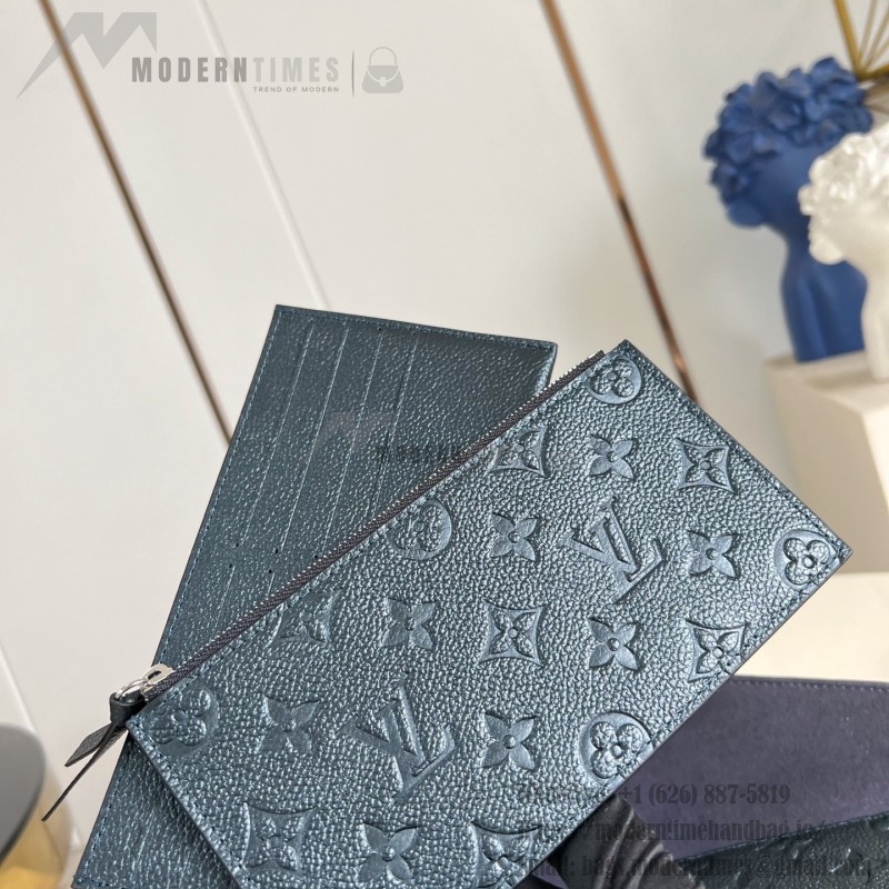Louis Vuitton Pochette Félicie Chain Bag with snap button closure and detachable pockets