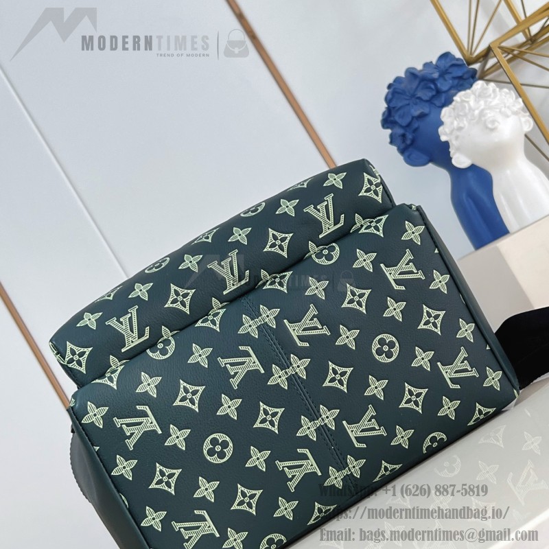 Louis Vuitton Discovery Mini Backpack with Monogram Shadow embossed leather and metal hardware