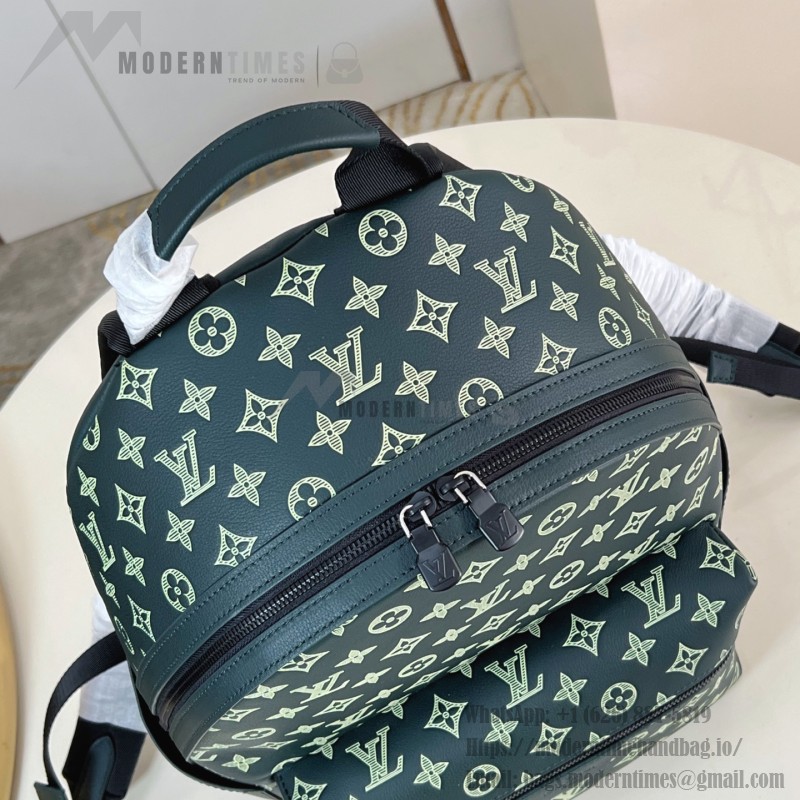 Louis Vuitton Discovery Mini Backpack with Monogram Shadow embossed leather and metal hardware