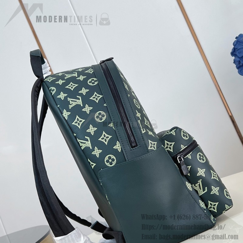 Louis Vuitton Discovery Mini Backpack with Monogram Shadow embossed leather and metal hardware