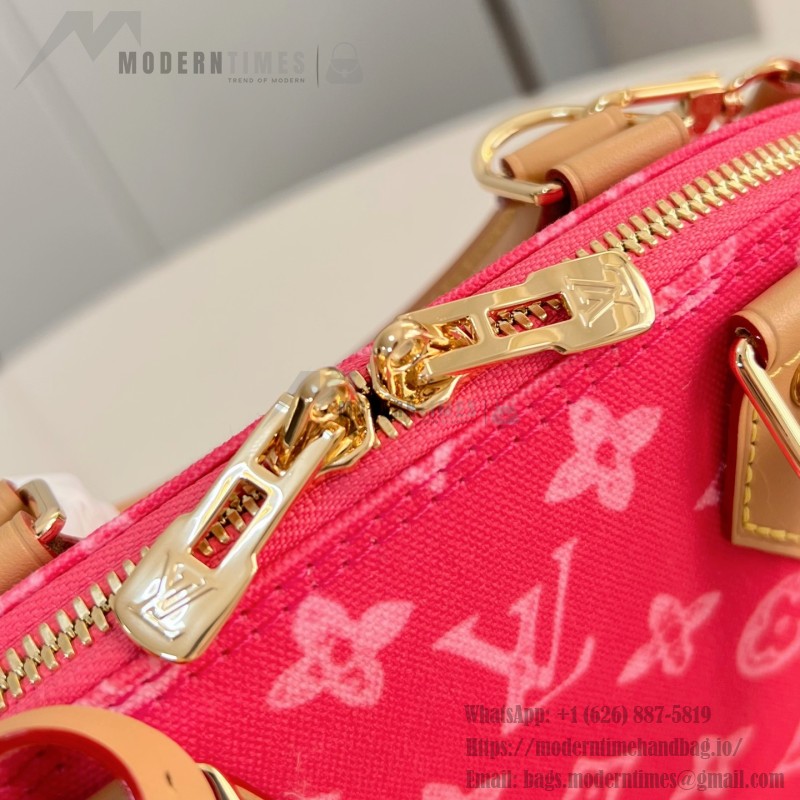 Louis Vuitton Alma BB Handbag with Damier Ebene canvas and leather key pouch