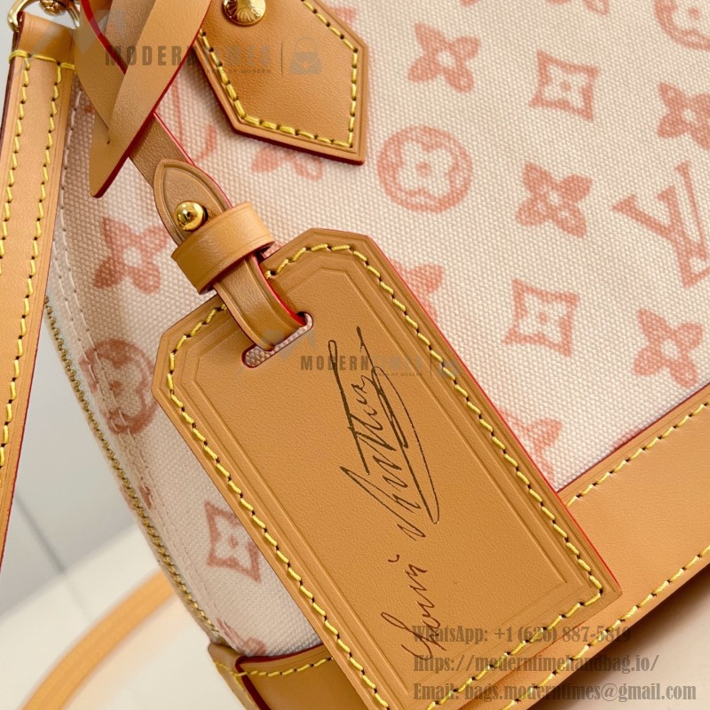 Louis Vuitton Alma BB Handbag with Damier Ebene canvas and leather key pouch