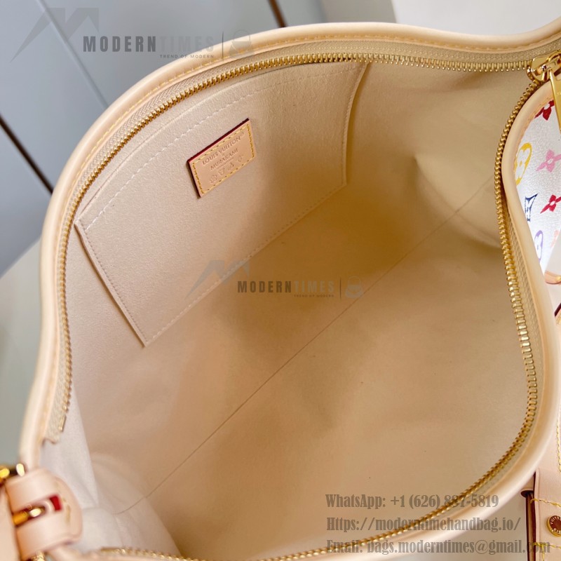 Louis Vuitton LV x TM Carryall East West Handbag with vibrant hues and cowhide leather accents