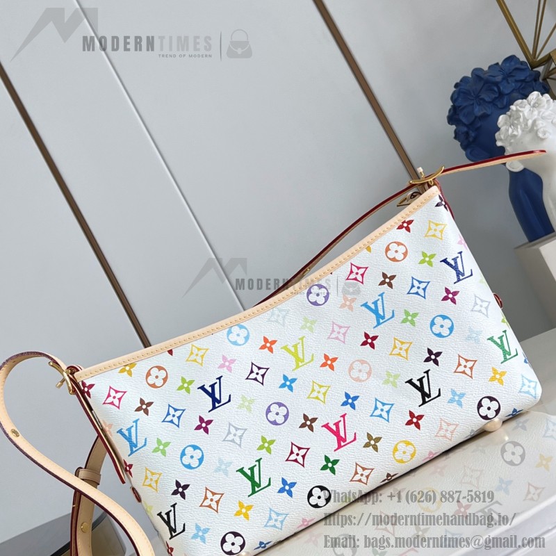 Louis Vuitton LV x TM Carryall East West Handbag with vibrant hues and cowhide leather accents