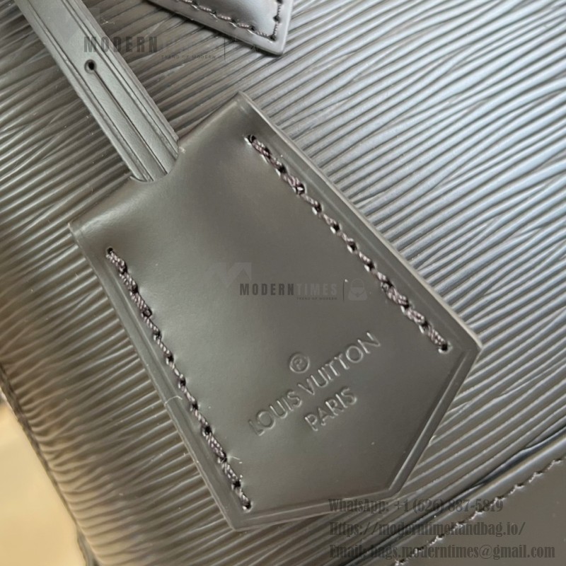 Louis Vuitton Alma BB Handbag in Epi leather with signature embroidery and jacquard shoulder strap