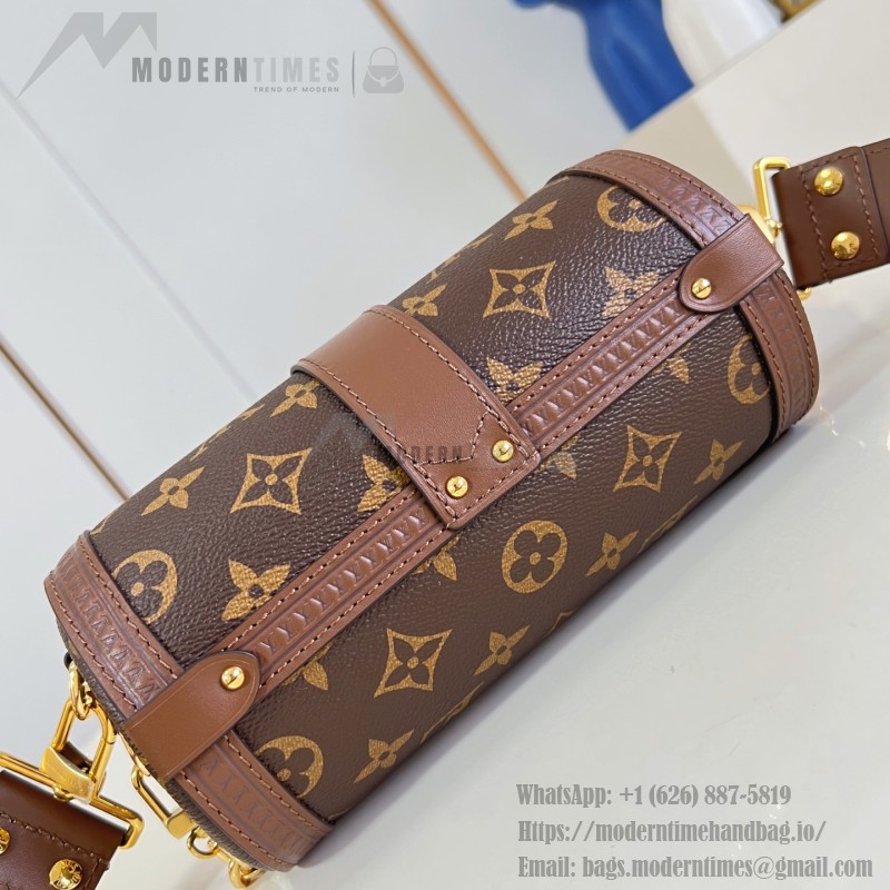Louis Vuitton Papillon Trunk Handbag in Monogram Canvas with S-Lock Clasp