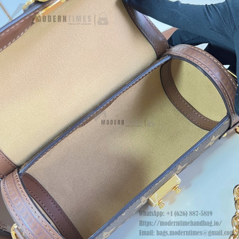 Louis Vuitton Papillon Trunk Handbag in Monogram Canvas with S-Lock Clasp