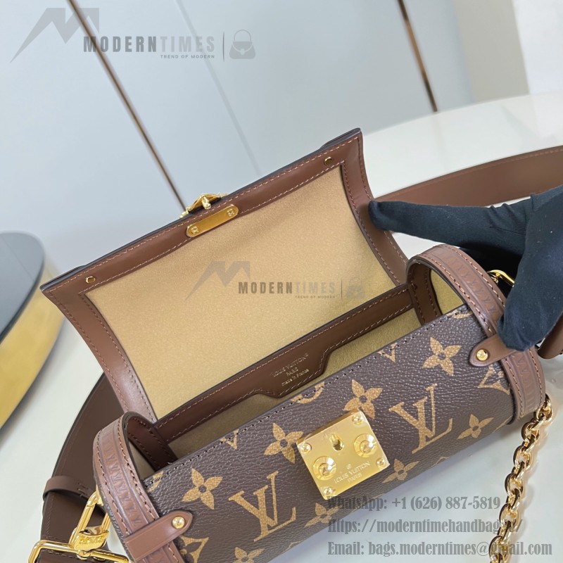 Louis Vuitton Papillon Trunk Handbag in Monogram Canvas with S-Lock Clasp