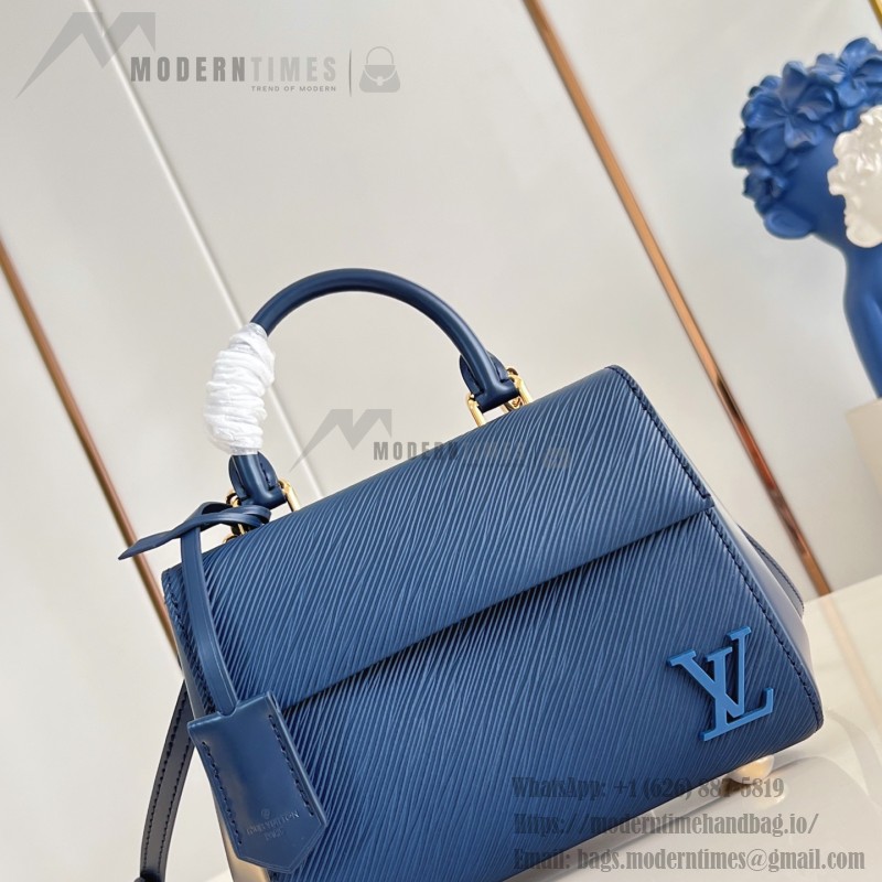 Louis Vuitton Cluny Mini Handbag in Epi Leather with Resin LV Logo