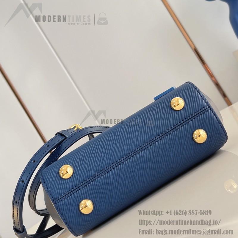 Louis Vuitton Cluny Mini Handbag in Epi Leather with Resin LV Logo
