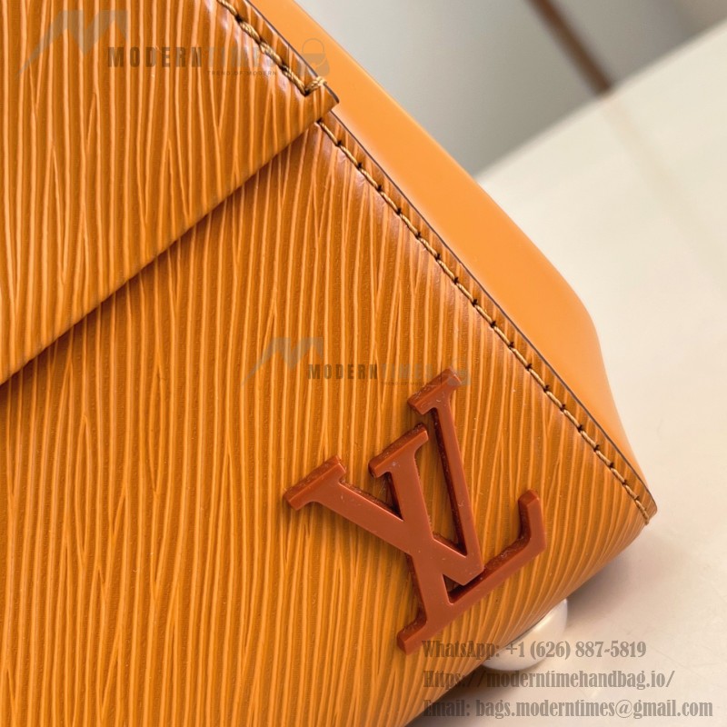 Louis Vuitton Cluny Mini Handbag in Epi Leather with Resin LV Logo