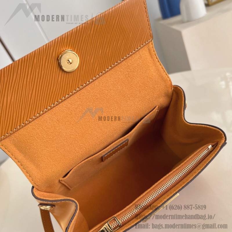 Louis Vuitton Cluny Mini Handbag in Epi Leather with Resin LV Logo