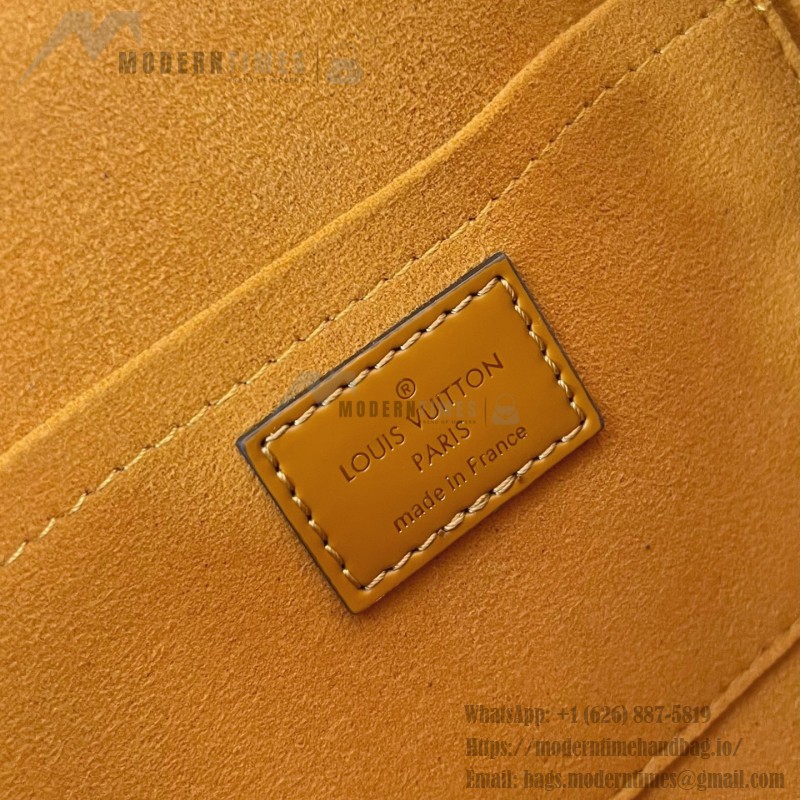 Louis Vuitton Cluny Mini Handbag in Epi Leather with Resin LV Logo