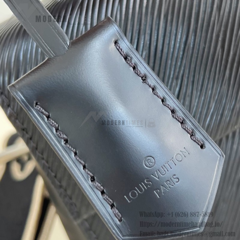 Louis Vuitton Cluny Mini Handbag in Epi Leather with Resin LV Logo