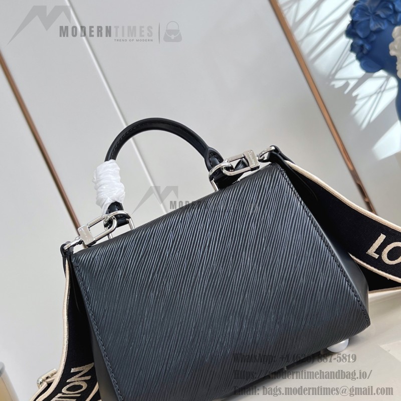 Louis Vuitton Cluny Mini Handbag in Epi Leather with Resin LV Logo