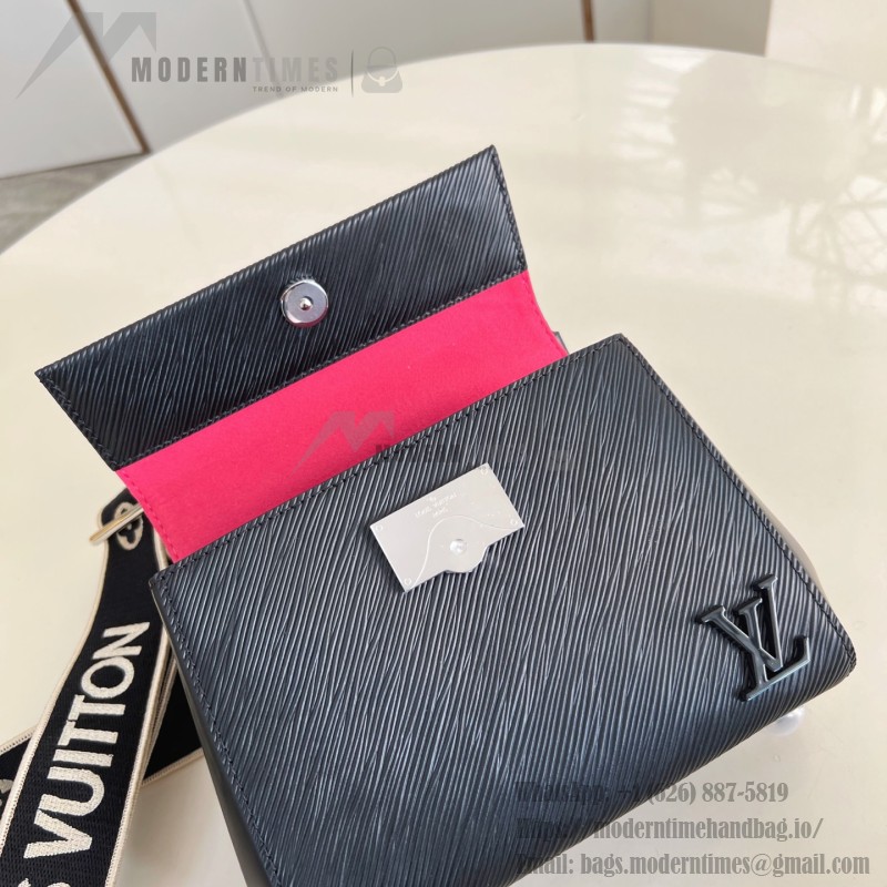 Louis Vuitton Cluny Mini Handbag in Epi Leather with Resin LV Logo